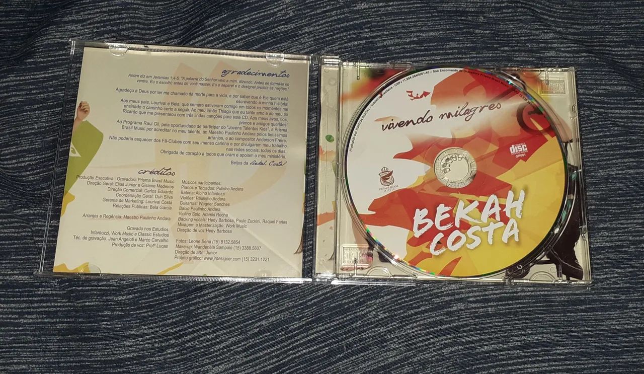 CD Bekah Costa - Vivendo Milagres - Foto 2