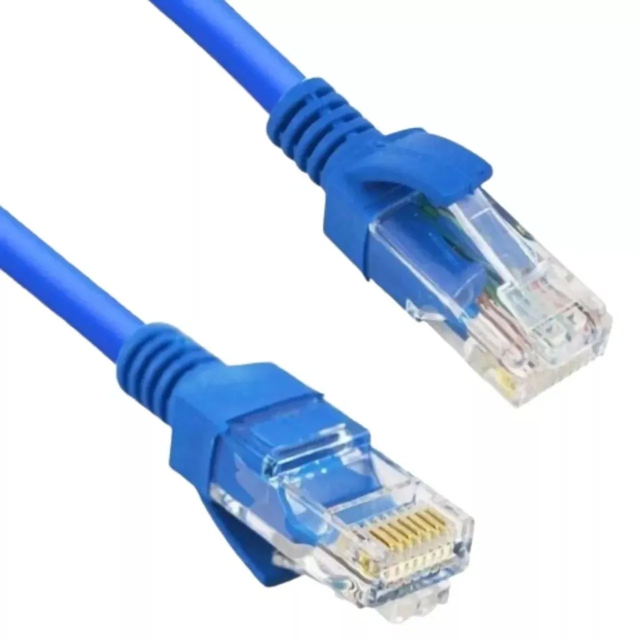 Cabo de Rede Azul Internet Reforçado 10m Pronto para Uso  - Foto 5