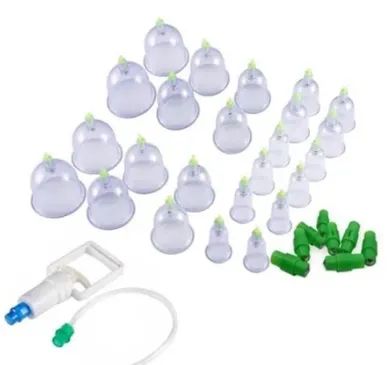 * Kit com 24 Ventosas Magnetos Puxador Massageador Estética z104  - Foto 2