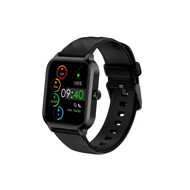 SmartWatch Level LVW-10, Tela TFT de 1,83", compatível com iOS e Android Black
