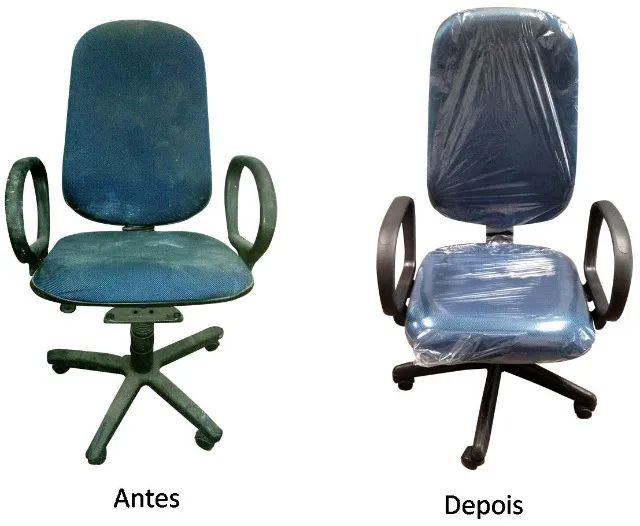 Reforma de cadeiras para escritório e igrejas  - Foto 2