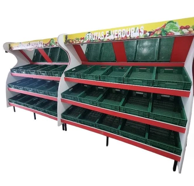 Balcão expositor hortifrute até 12x 