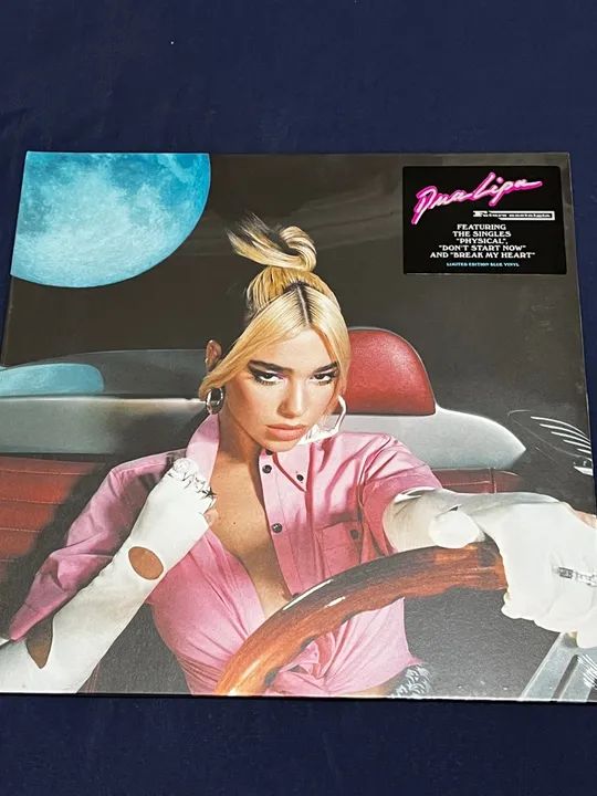 Disco de Vinil Dua Lipa - Future Nostalgia Blue Edition (Novo) - Foto 2