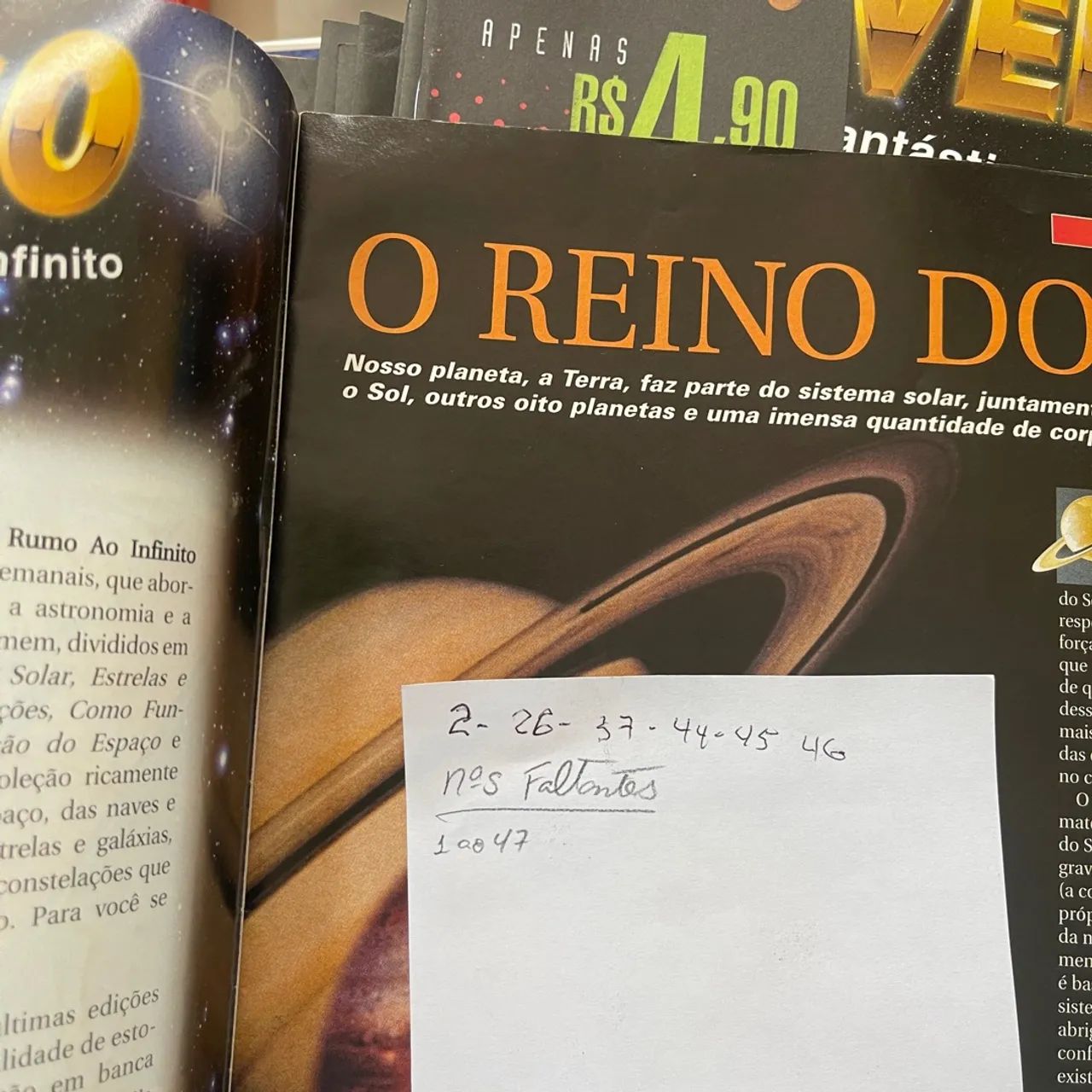 Coleção 41 volumes revista universo viagem fantástica rumo infinito da Abril - Foto 4