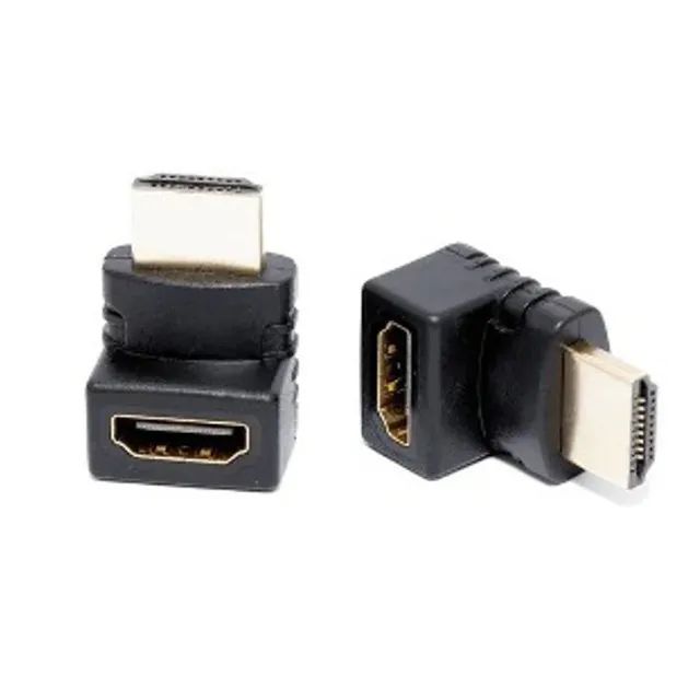 Adaptador Hdmi 90 Graus Em L Macho X Fêmea 1.4 P/ Tv Painel  - Foto 2