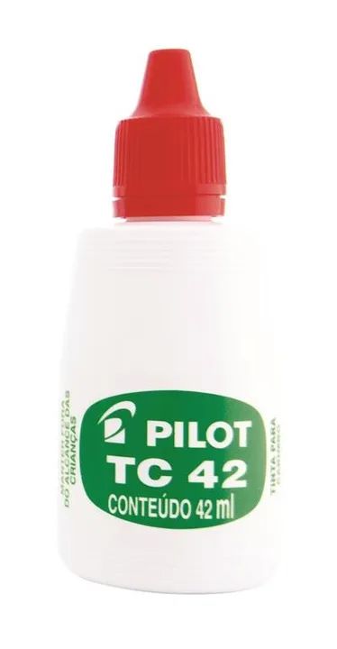 tinta para almofada de carimbo pilot tc 42ml - Foto 5