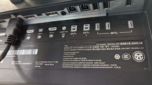 Monitor curvo Dell UltraSharp 38 WQHD
