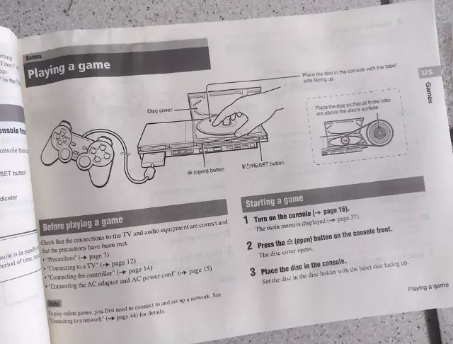 Manual Playstation Ps2 Original Scph-70011 E Cd Start Up - Foto 2