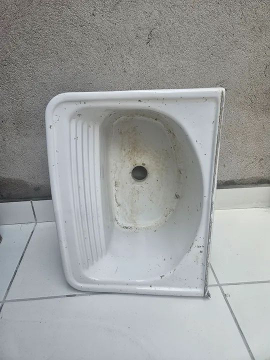 Tanque Deca para área  de serviço em cerâmica - Foto 4