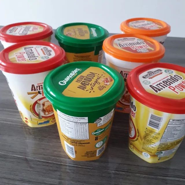 7 Potes de Pasta de Amendoim Vazios - Foto 2