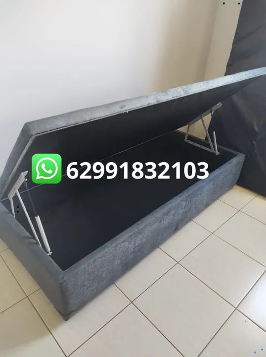 Box Baú Solteiro com um ano de garantia - Foto 3