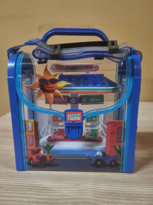 Maleta Brinquedo Posto de Gasolina Pevi