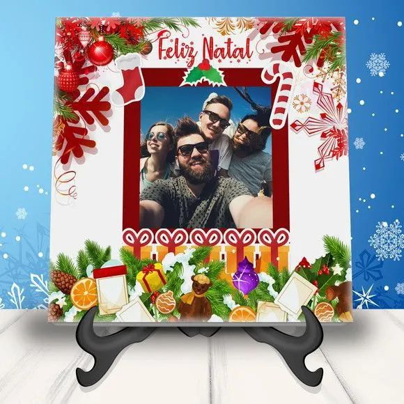 Personalizados para o natal com foto e frase - - Foto 6