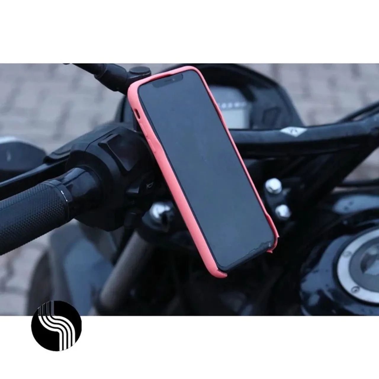 Suporte de celular para moto magnetico com 6 imã - Foto 4