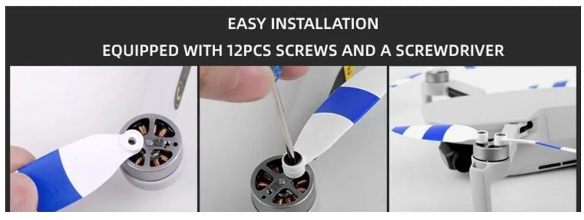 Hélices Dji Mavic Mini Para 4 Motores Kit 4 Pares Arduino Automação COD-CP584   - Foto 4