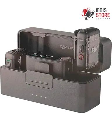 Microfone Dji Mic 2 (2 TX + 1 RX + Charging Case) Novos/Lacrados  - Foto 2
