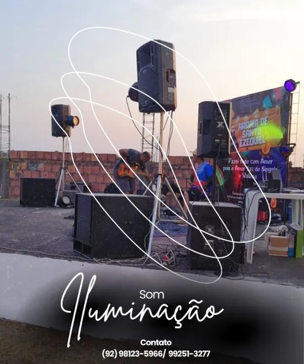 Som e iluminação para eventos