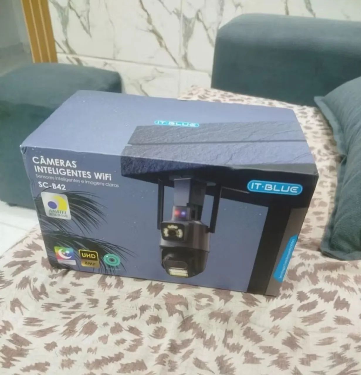 Câmera de Monitoramento DUPLA WI-FI 4K!! LACRADA!! PROMOÇÃO!! - Foto 2