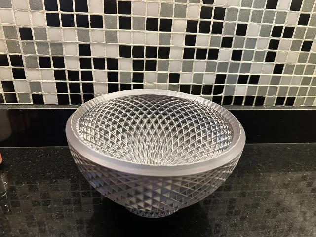 Lindo vaso decorativo tetraedrico -Impresso em 3D