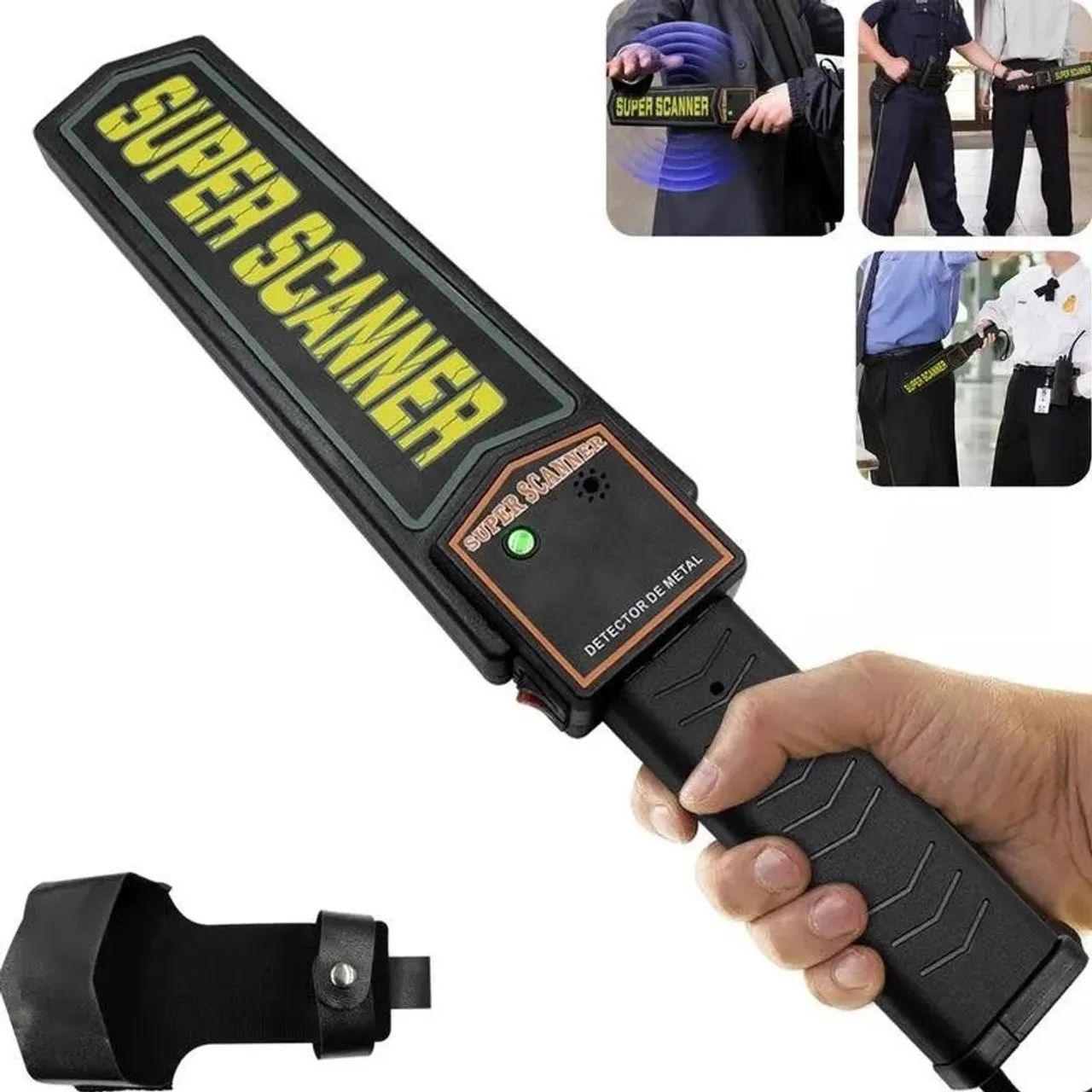 Detector de metal manual super scanner 