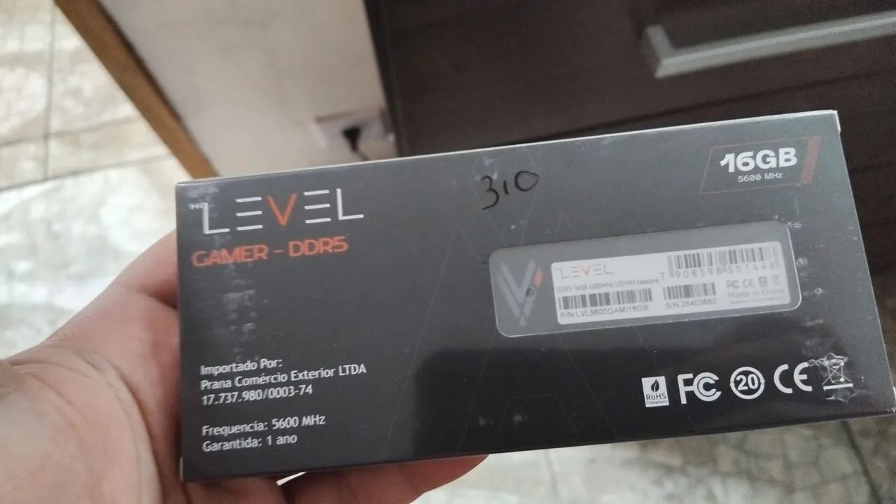Memória RAM 16gb (16x1) ddr5 5600mhz hi level