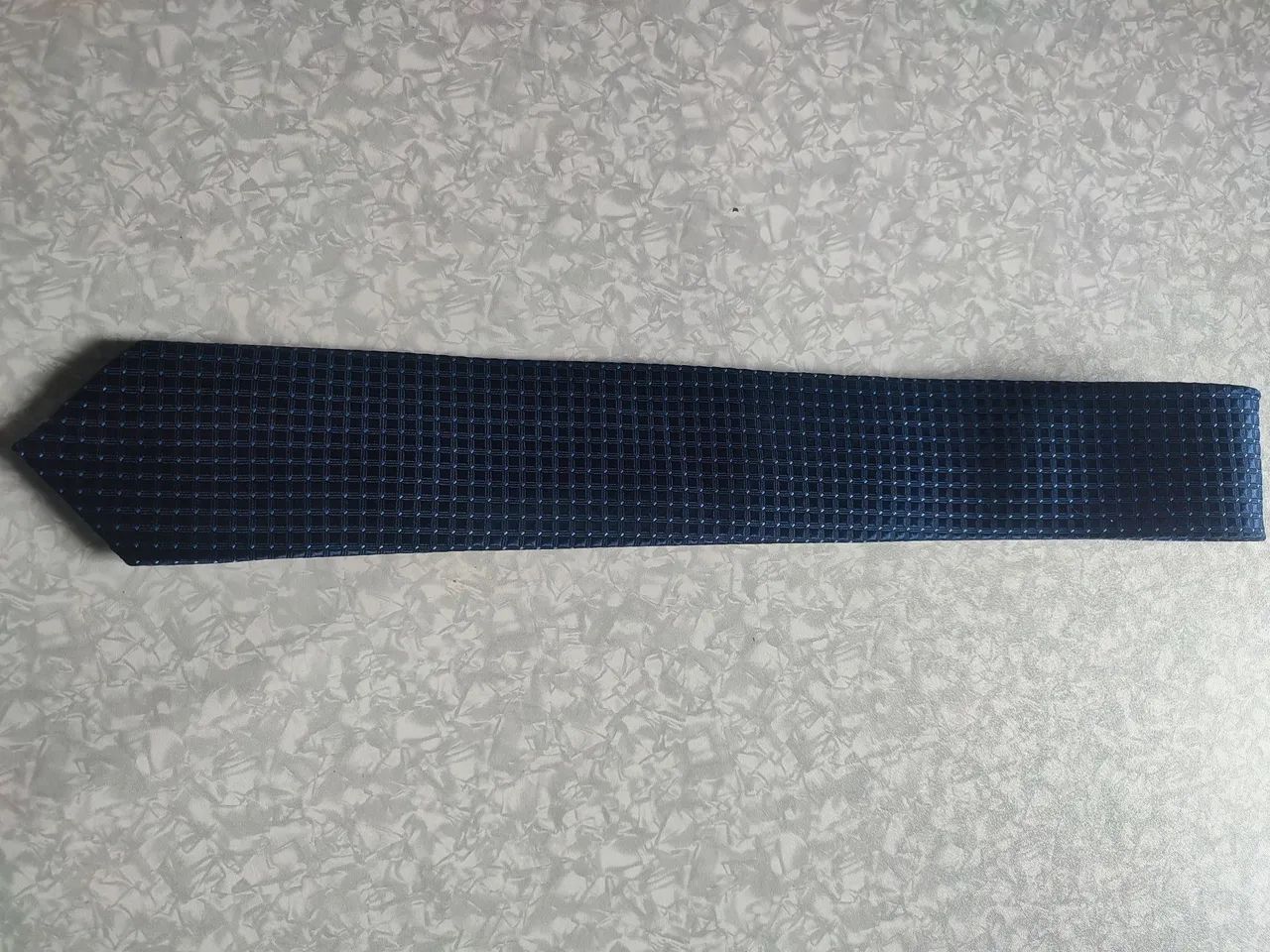 Gravata Azul Semi Slim - Foto 3