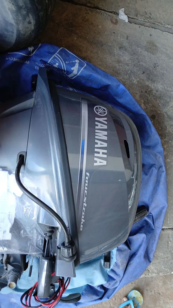 Motor yamaha 20 HP seminovo 4 tempos.  - Foto 2
