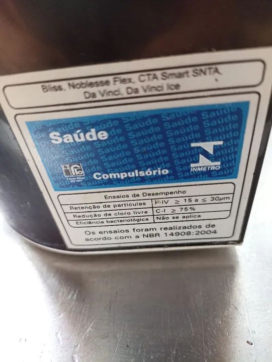 Purificador Europa Bliss Preto usado - Foto 2
