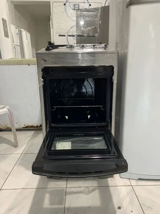 KIT GELADEIRA CONSUL DUPLEX FROOS FREE FOGÃO 4 BOCAS - Foto 5