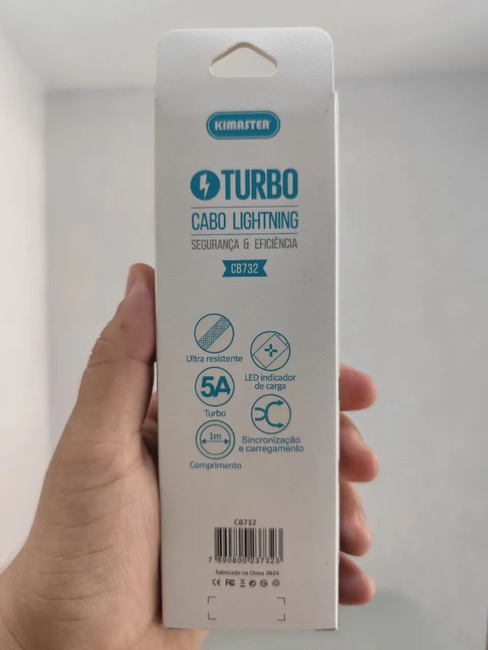 Cabo Lightning Kimaster CB732 Turbo Carregamento Rápido 5A - Foto 2