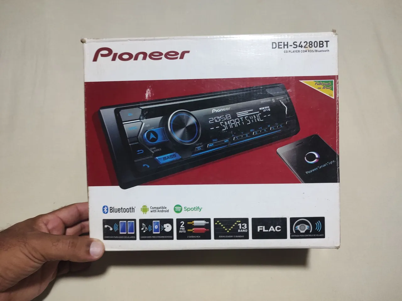Som Pioneer DEH-S4280BT Bluetooth CD Player