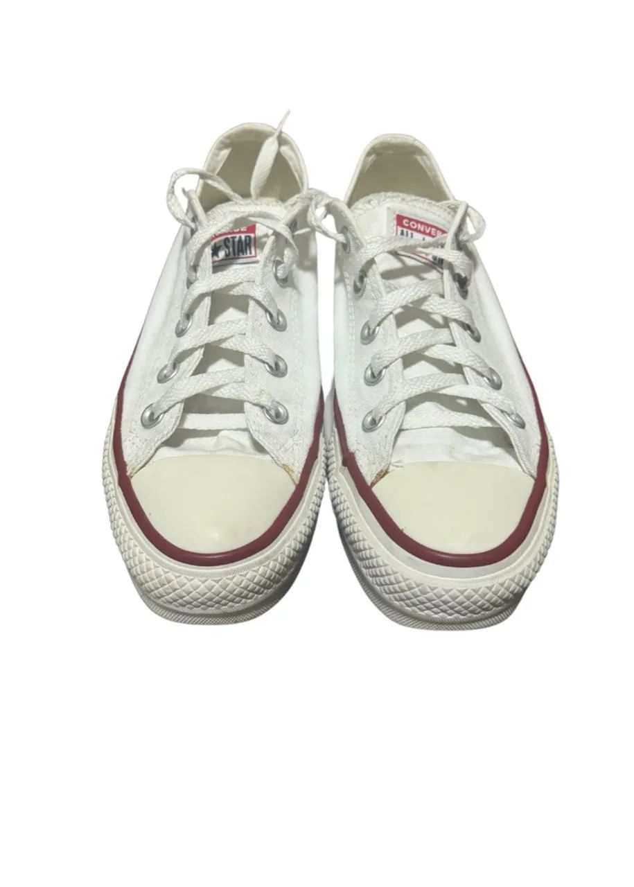 Converse All Star Branco plataforma original  34