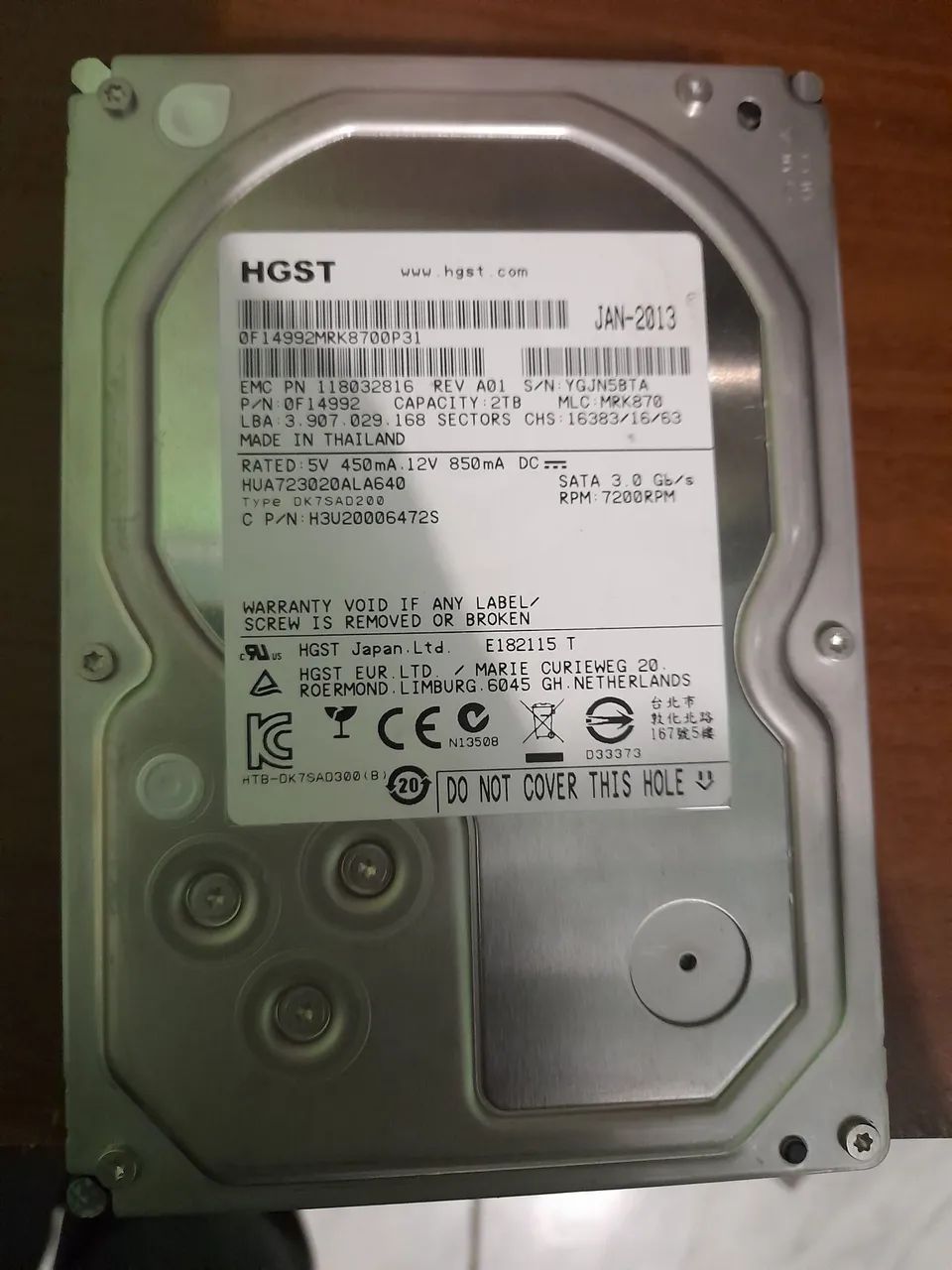 HD 2TB SATA 3.0 64842093484547120