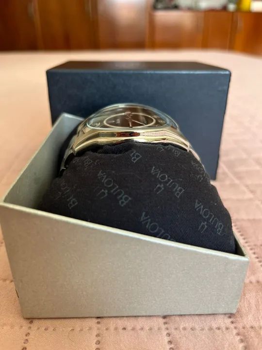 Relógio Bulova Masculino - Usado apenas em 2 ocasiões (casamentos)  - Foto 3