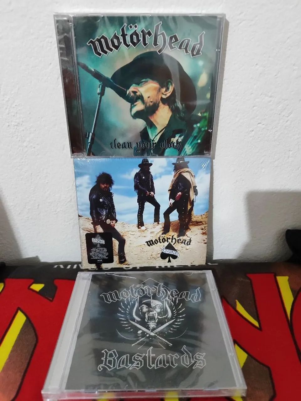 3CDs Motorhead - Ace of Spades, Bastards e Clean Your Clock - PROMOÇÃO!!! 
