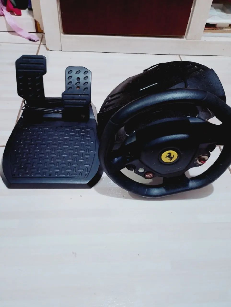 Volante E Pedal Thrustmaster Ferrari 458 Rw Xbox 360 - Foto 2