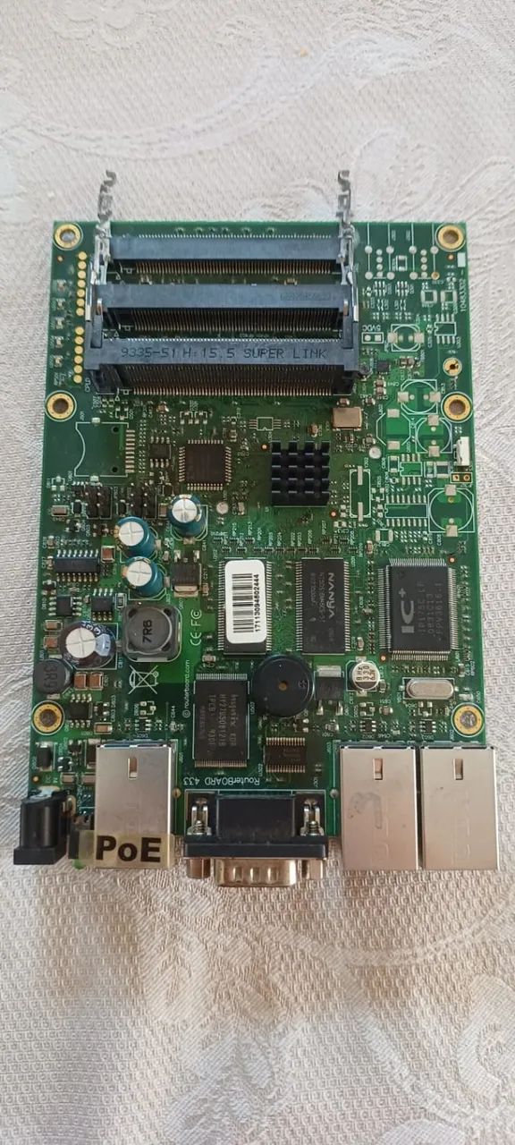 Rb 433 S/ Fonte 24v Mikrotik 