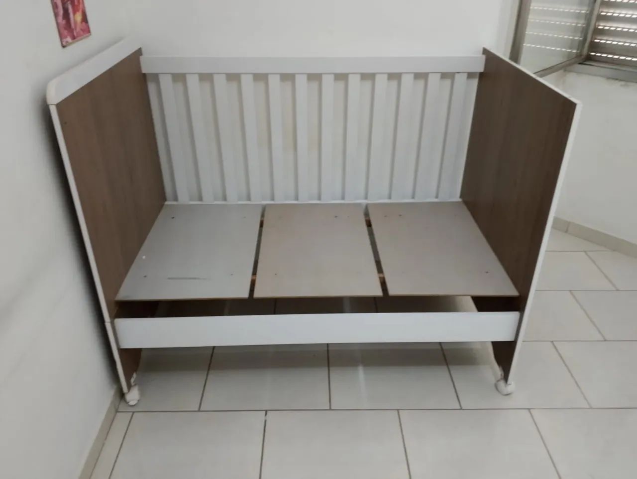 Berço Infantil + Colchão (Usados)  - Foto 3