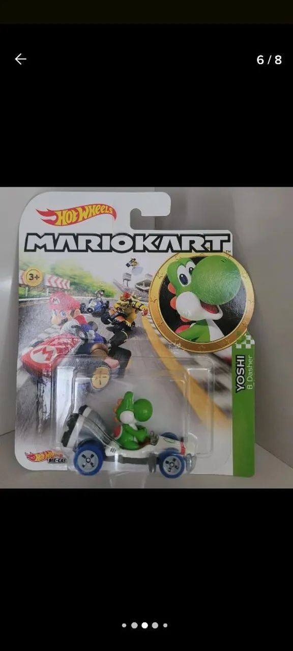 Mario Kart Hot Wheels Coleção Kit Com 6 - Foto 5
