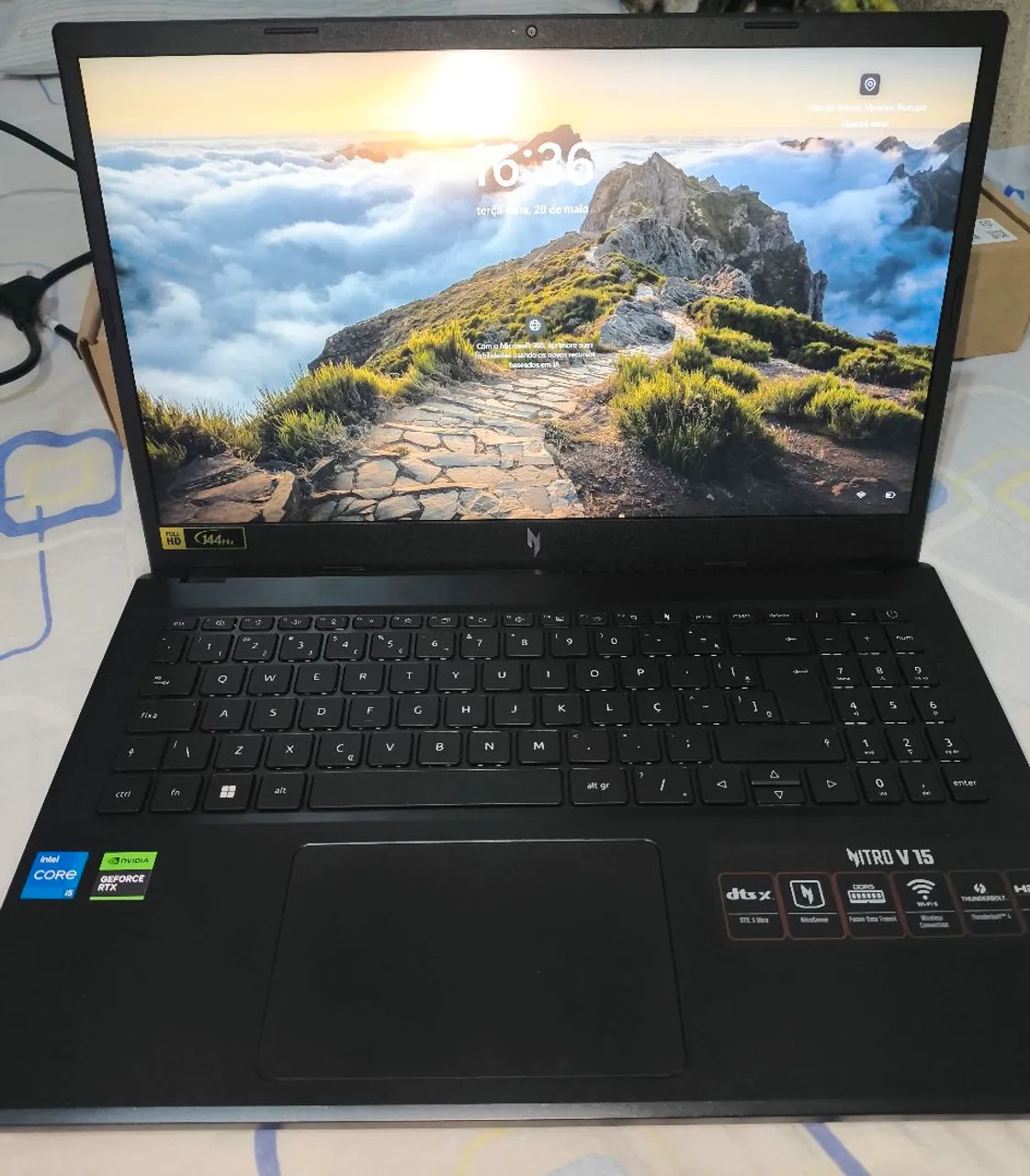 Notebook Acer Nitro ANV15-51-50KD I5-13420H 32GB DDR5 512GB SSD 144Hz