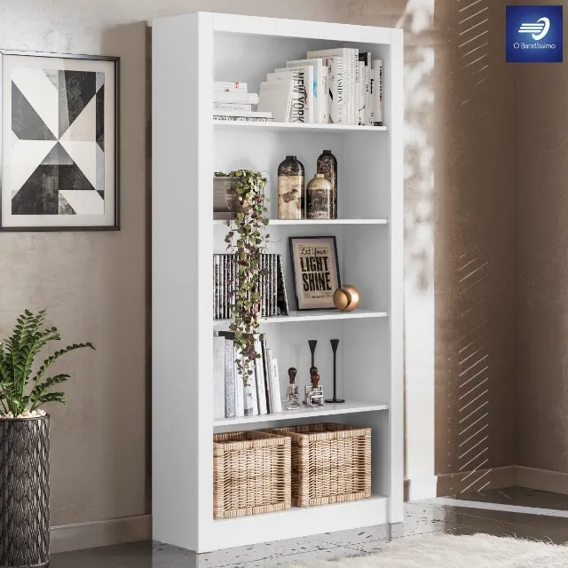 Estante Office Livreiro 4 Prateleiras