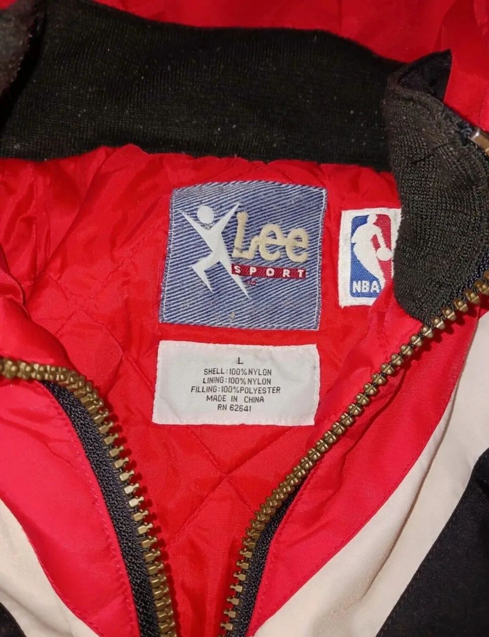 Jaqueta vintage 90 Chicago Bulls east Lee  - Foto 5