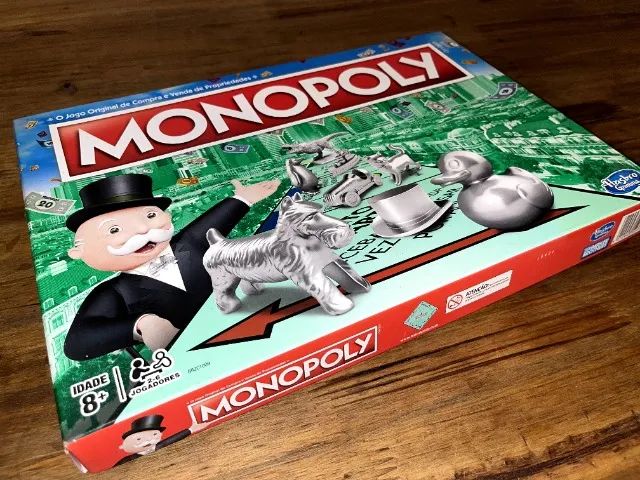Jogo Monopoly Original - Peças de Ferro