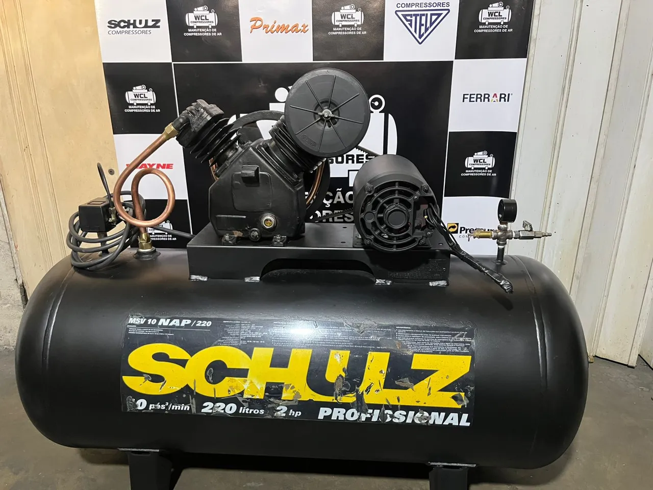Compressor de Ar Schulz MSV 10 NAP/220 PROFISSIONAL