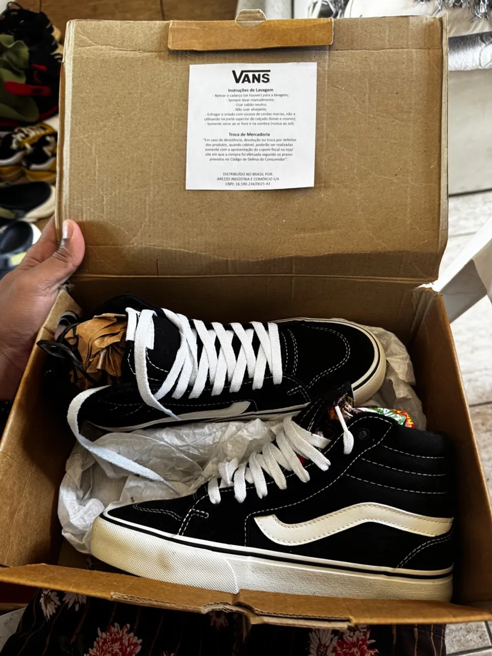 Vans cano alto