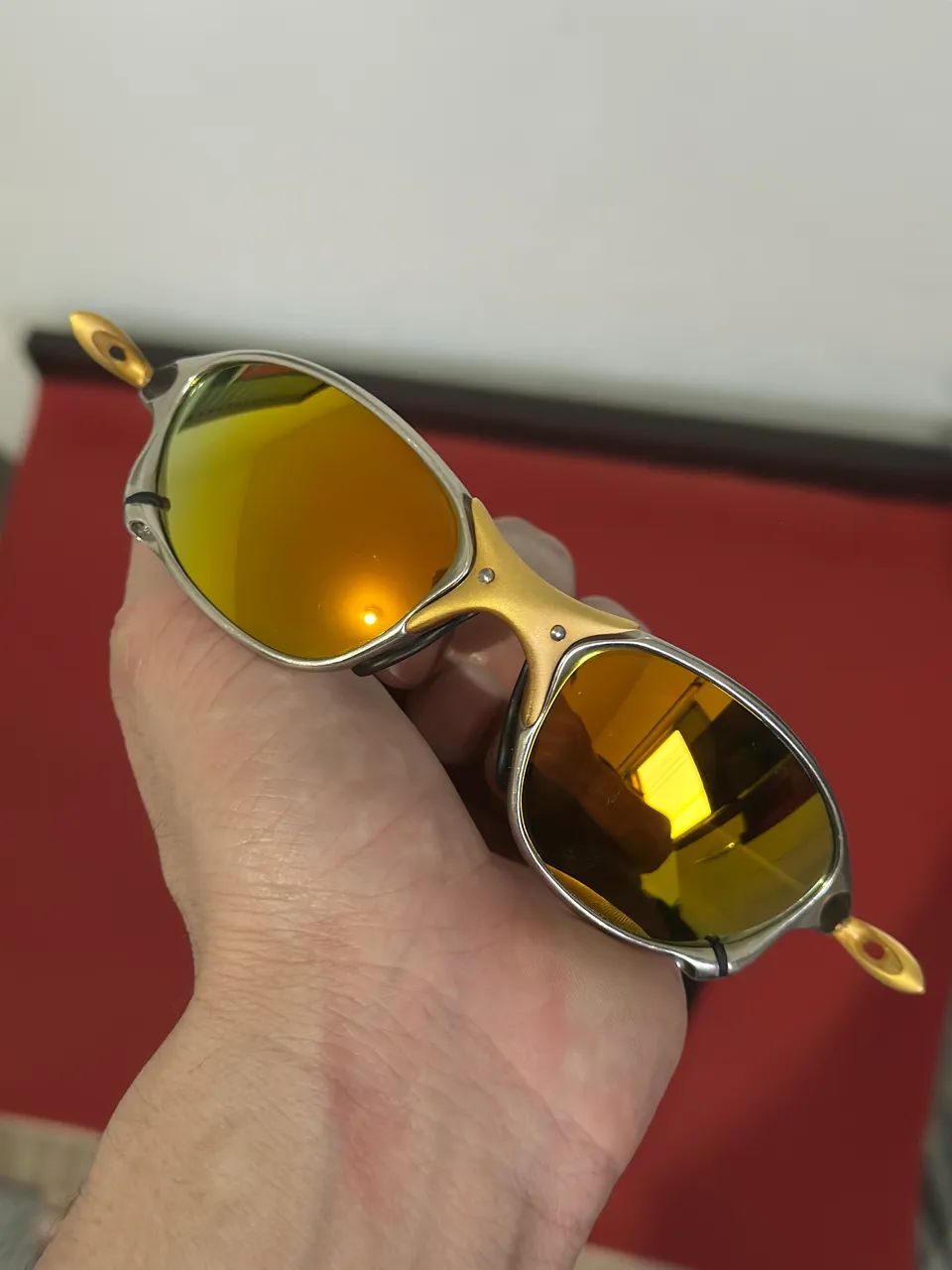 Oakley Doble x 24k premium nova sem uso  - Foto 3