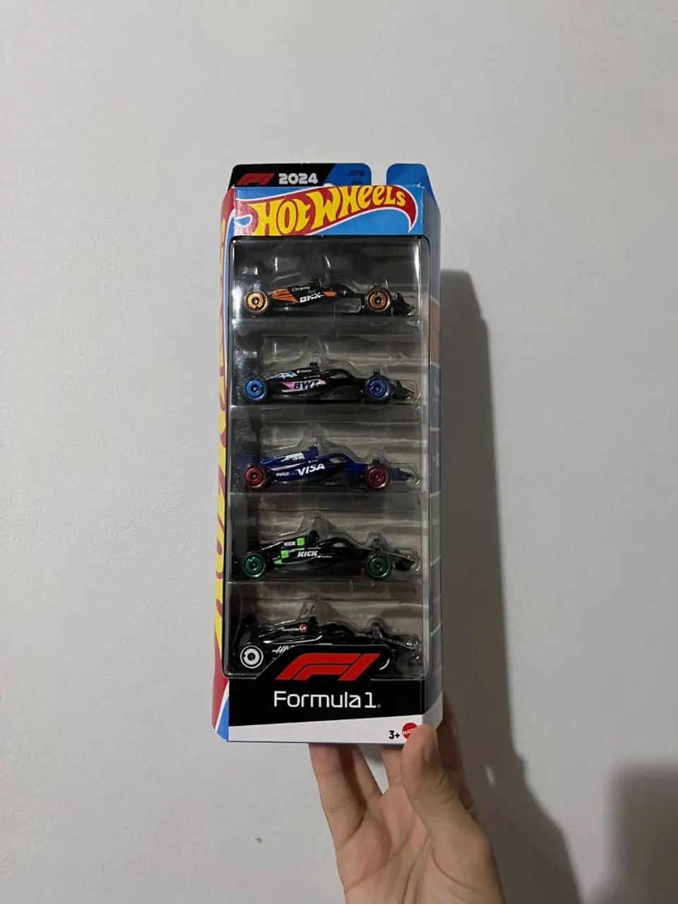 Hot Wheels Formula 1 - Kit com 5 Carrinhos