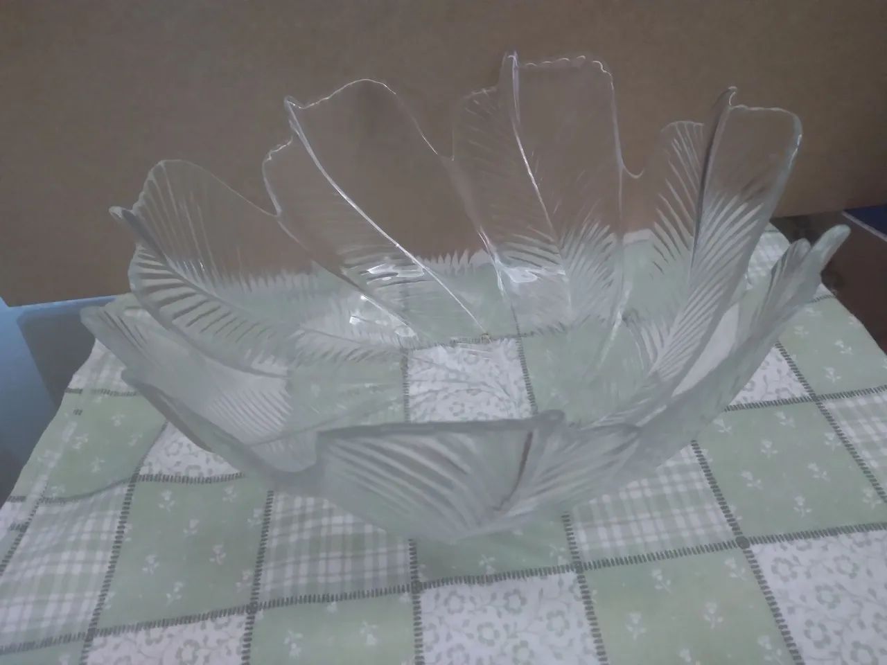 Bowl de vidro Transparente Decorativo