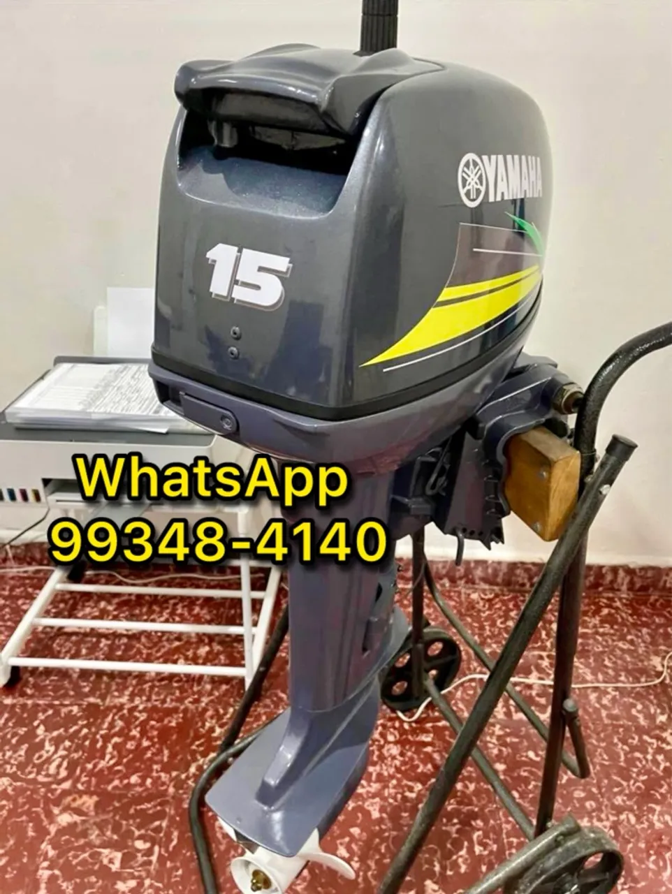 Motor de popa Yamaha 15hp completo