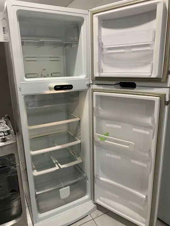 KIT GELADEIRA CONSUL DUPLEX FROOS FREE FOGÃO 4 BOCAS - Foto 4